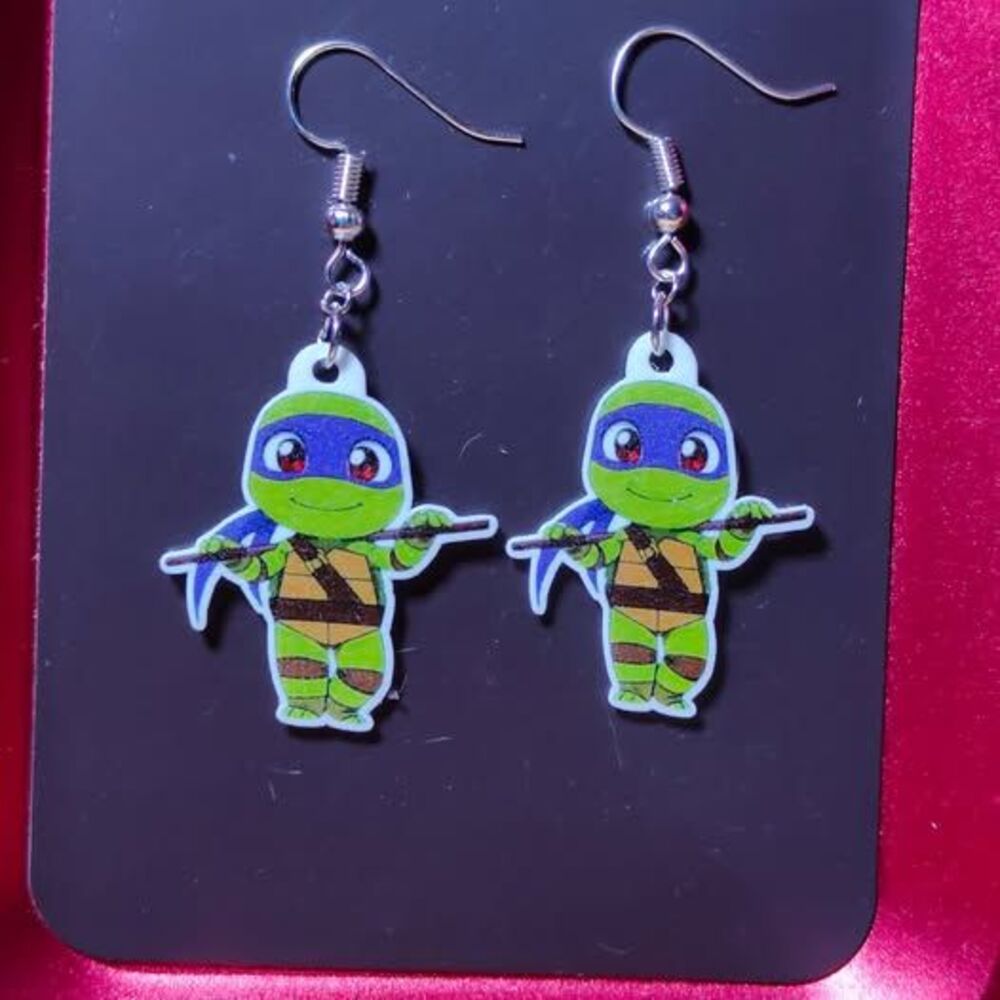 Teenage Mutant Ninja Turtles Donnie Earrings or Charms